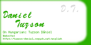 daniel tuzson business card
